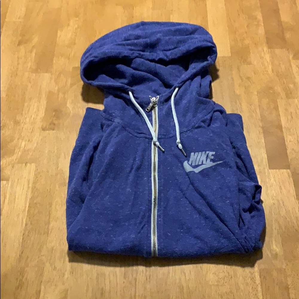 Blue Nike hoodie